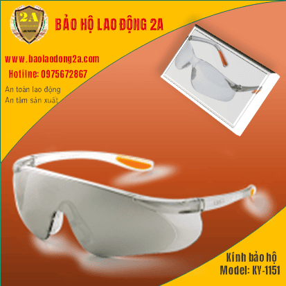 Kính bảo hộ lao động thương hiệu King's Model: KY1151