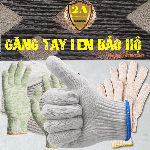 Găng Tay Len Bảo Hộ Lao Động Các Loại