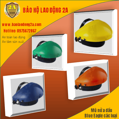 Mũ bảo hộ nửa đầu Blue Eagle