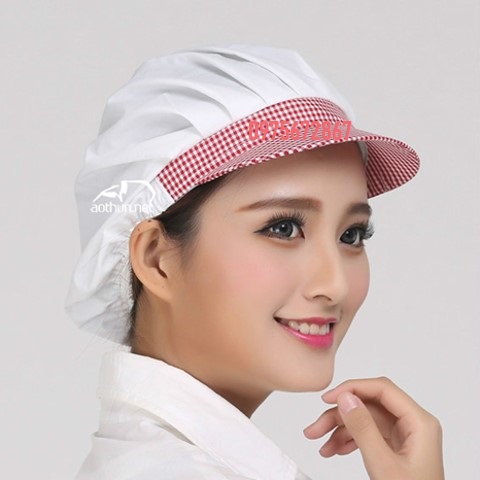 Mũ nón vải bảo hộ lao động nữ