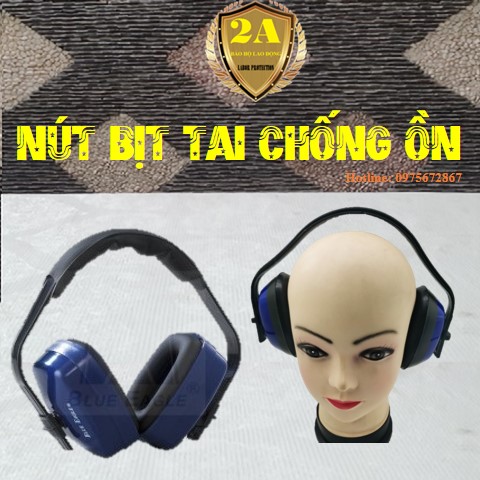 Chụp Bịt Tai Chống Giảm Ồn Model: EM92BL Chính Hãng Blue Eagle
