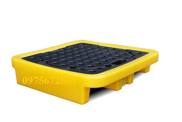 Pallet chống tràn hóa chất 1 phuy BlueSD-1D