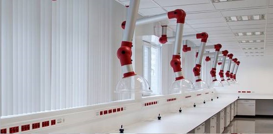 ứng dụng chụp hút khí, khói, hơi hóa chất hoặc chất độc chuyên dụng phòng thí nghiệm WJH0601