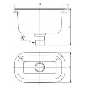 Đặc tính kỹ thuật chậu rửa thiết bị thí nghiệm chuyên dụng model: WJH0356A